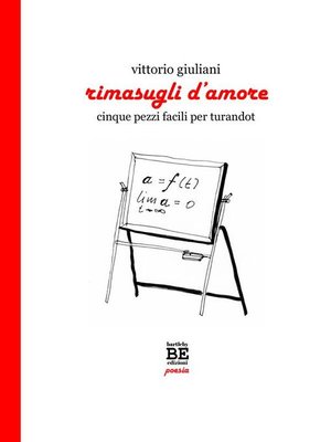 cover image of Rimasugli d'amore